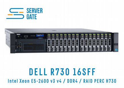 Сервер dell R730 16SFF 2 x E5-2697v3 512 GB