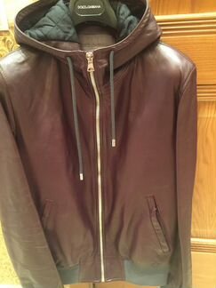 Dolce Gabbana новая кожаная куртка, оригинал