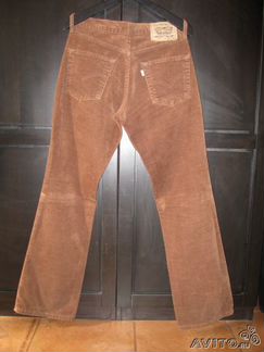 Велюровые джинсы levis, оригинал
