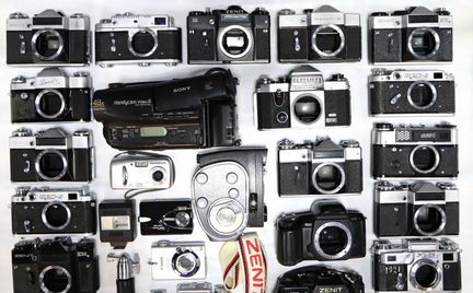 Фотоаппараты (25 штук) и принадлежности №4
