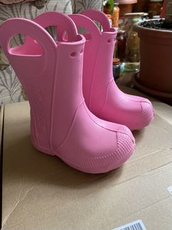 Резиновые сапоги для девочки