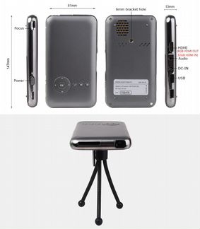 Портативный проектор Everycom S6 plus DLP Android