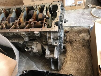 Блок двигателя бмв n55 коленвал