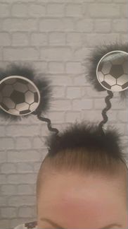 Ободок болельщика fifa, футбольный аксессуар