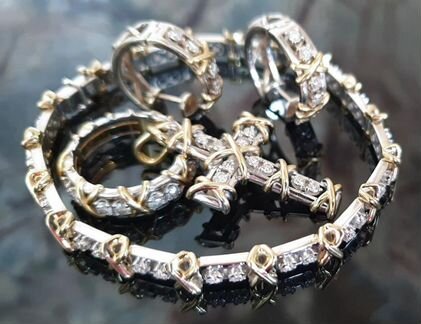 Золотой браслет Tiffany