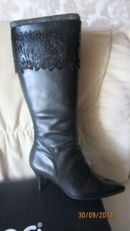 Красивые осенние сапоги экко 37