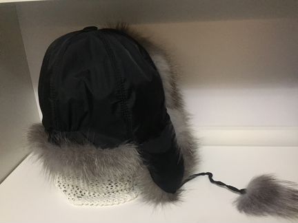 Шапка с чернобуркой