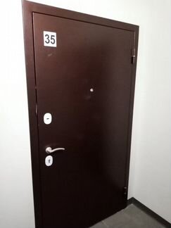 Дверь толстая теплая