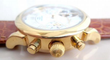 Часы мактайм скелетон хронограф 3133