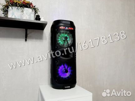 Портативная колонка для Караоке Мощная CH-6602