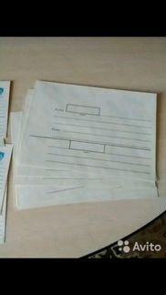 Новые конверты (12 шт, 1991 год)