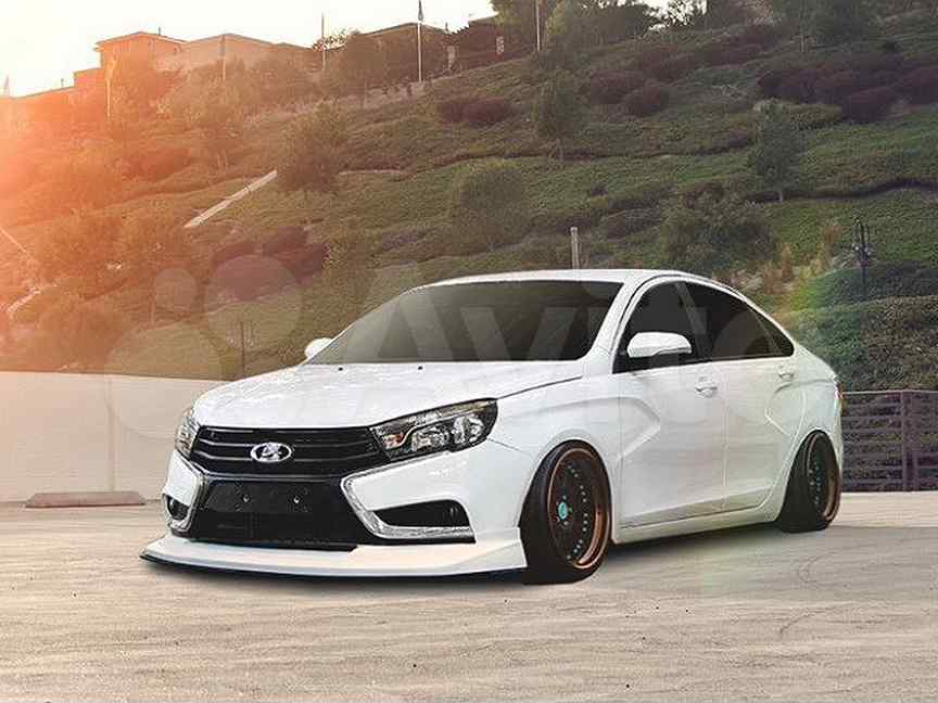 Сплиттеры - Lada Vesta, 1,6 л, 2018 года тюнинг DRIVE2