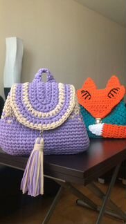 Рюкзак вязанный