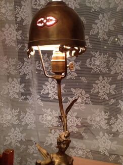 Лампа настольная Бронза начало хх века