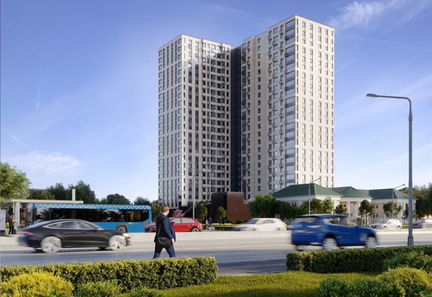 2-к квартира, 65.7 м², 18/24 эт.