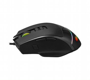 Игровая мышь hiper Quantum QM-1 чёрная (USB, 10 кн