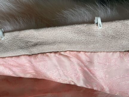 Жилетка меховая песец