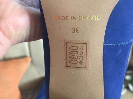 Туфли натуральная замша