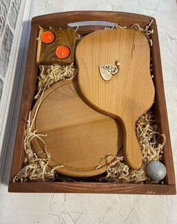 Подарочный набор досок из бука