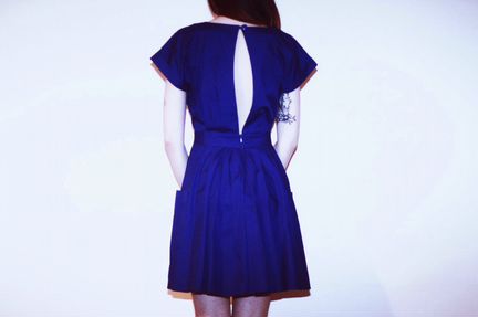 Платье синее TopShop