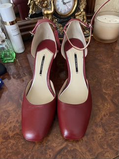 Кожаные туфли Zara 40