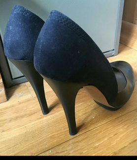 Кожаные туфли Stradivarius