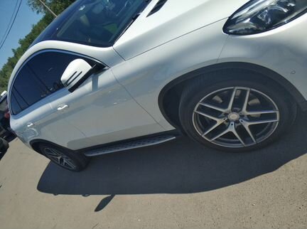 Подножки мерседес GLE Купе 2018