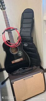 Комлект электроакустическая гитара Fender cc-60sce