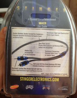 Аудио кабель stinger SHI4320