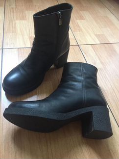Ботильоны зимние Alba,38, кожа/ мех