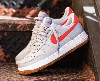 Кроссовки nike air force 1 w2 /grey/ red