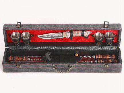 Подарочный шашлычный набор Кизляр №5 черн